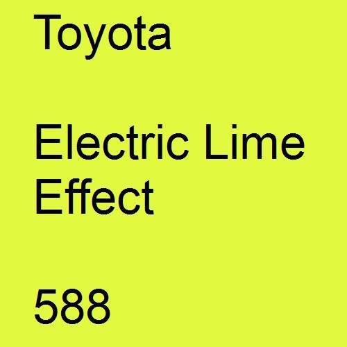 Toyota, Electric Lime Effect, 588.